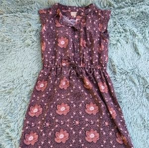 LOFT Outlet - Floral Shirt Dress - Size:XXSP